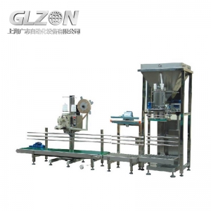 Industrial Open Top Bag Filling and Sealing Machine