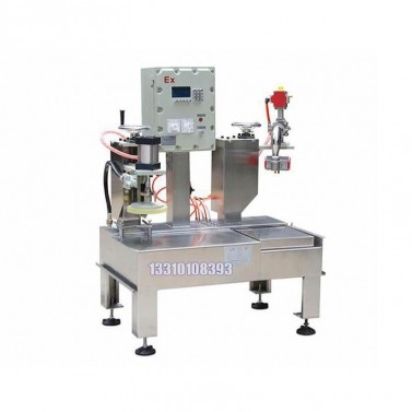 油漆 涂料 真石漆全自動(dòng)灌裝碼垛生產(chǎn)線