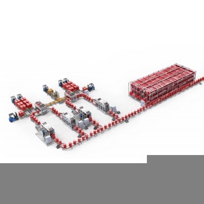 自動灌裝機自動桶庫灌裝線