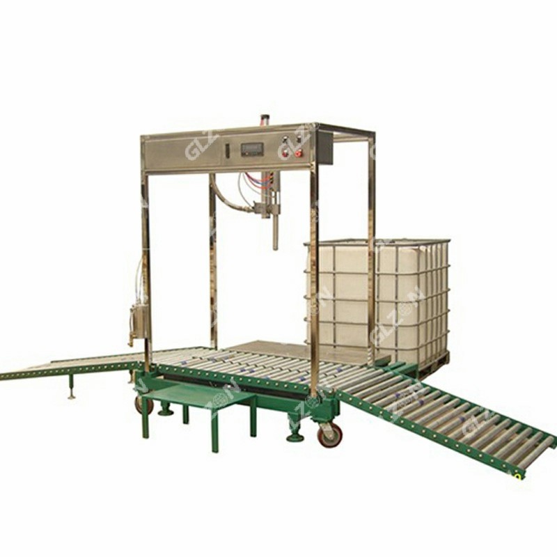 液體肥料壓蓋機 1000公斤噸桶自動裝桶壓蓋機