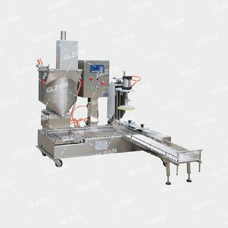 25升各類油墨分裝線 自動(dòng)旋蓋分裝線