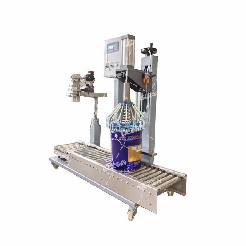 液體肥料桶裝站_16L自動貼標桶裝站