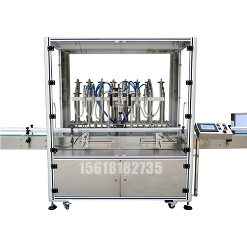 八頭柱塞液體灌裝機
